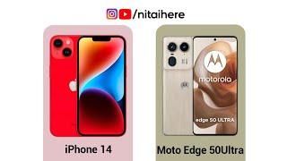 iPhone 14 VS Motorola Edge 50 Ultra Full Comparison #youtubeshorts #youtube #ytshorts #tech #edge50