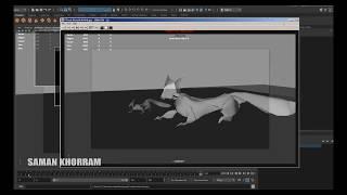 Maya: A sample of my work in rigging, and character animation for a origami kind of animation