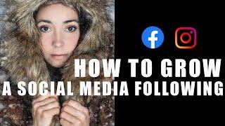 How to grow a SOCIAL MEDIA FOLLOWING with PHOTOGRAPHY