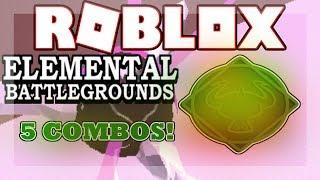 5 TYPE OF DRAGON COMBOS! | Roblox Elemental Battleground