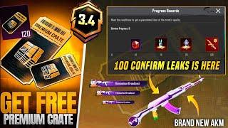 Premium Crate Confirm Leaks Is Here |  Level 7 New Upgradable AKM | Premium Release Date | PUBGM