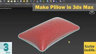 How To Make Pillow In 3ds Max Using Cloth Modifier | Pillow Modelling in 3dsmax !!