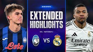 Atalanta vs. Real Madrid: Extended Highlights | UCL League Phase MD 6 | CBS Sports Golazo