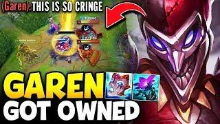 GAREN 100% UNINSTALLED AFTER THIS PINK WARD BEAT DOWN!! (FULL GAME)