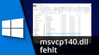 msvcp140.dll fehlt / Lösung  Tutorial