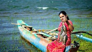 Lake Fish Spicy Thick Curry | Traditional Secret method to cook Lake Fish | Pulasi Village Life