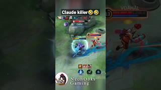 Claude killer mobile legends bang bang #shorts #short #mobilelegendsindonesia