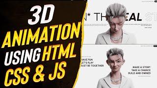 Create 3D Animations Using HTML, CSS & JS | Scrolling Animation Using Canvas