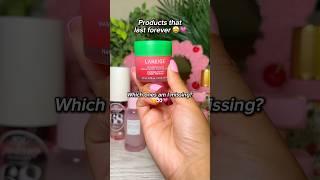 Products that last forever vs NOT at all#beauty #newmakeup #aesthetic #preppy #fyp #skincare #fyp
