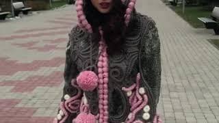 Designer jacket knitted using the technique of Irish lace, order