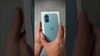 The iPhone 16 in Teal  unboxing!