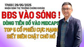 Chứng khoán hôm nay | Nhận định thị trường: VNINDEX BĐS NỔI SÓNG, TOP CỔ PHIẾU SẮP NỔ