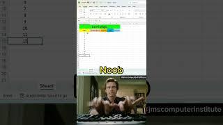 Excel Sequence Trick in Seconds #excel #exceltutorial #exceltips #exceltricks #spreadsheet