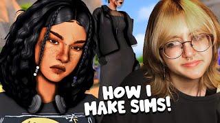 How I Create Sims (w/ CC Must Haves!) (2022) | Sims 4 Create A Sim