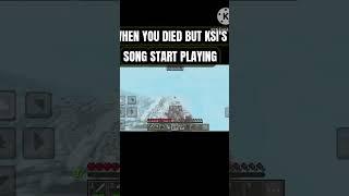 Minecraft KSI song #notvixios #shorts #minecraft