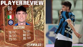 SHUTDOWN DEFENDER! 86 FUT CENTURIONS BASTONI PLAYER REVIEW! FIFA 23 ULTIMATE TEAM