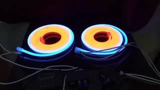 Chasing LED neon light with same DMX address