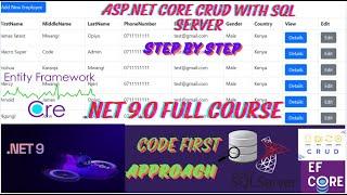 Complete ASP.NET Core MVC Course for Beginners (.NET 9). From Zero to Hero. Beginners to Experts