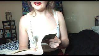 READING IN BED ASMR (Soft Spoken)