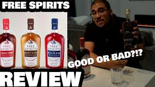 Free Spirit Alcohol free Bourbon, Boulevardier bundle review, was it good for dry January?!?!