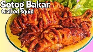 Quick & Easy homemade, Grilled Squid || Sotong Bakar English/Malay/Bahasa Indonesia