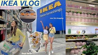 IKEA VLOG & HAUL | shopping for new flat | kitchenware, cutlery, vases, artificial flowers etc.