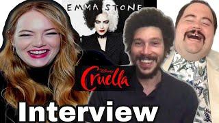 EMMA STONE REVEALS  'EXTREME SIDE',  PAUL WALTER HAUSER USES HIS 'DOG VOICE' & JOEL FRY ON CRUELLA!