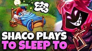 4 hours of non-stop Pink Ward Shaco gameplay to fall asleep to