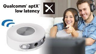 Bluetooth transmitter for TV,aptX low latency for no audio delay,dual link, Avantree Priva II