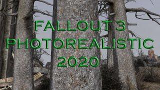 Fallout 3 Ultra Graphics TTW 2020 RTX Titan 4k Capital Wastescape mod for landscapes