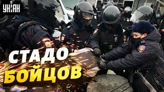 Под Омском пьяные мобики устроили драку с полицией