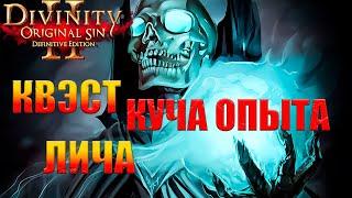 Divinity 2 ВЕСЬ СЕКРЕТНЫЙ ОПЫТ ЗА КВЕСТ / ВКУС СВОБОДЫ МАКСИМУМ ОПЫТА Divinity Original Sin 2 ГАЙД