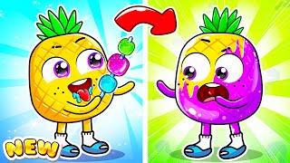 Where Is My Color?  Be Careful with Wild Fruits | Yum Yum English Kids Songs