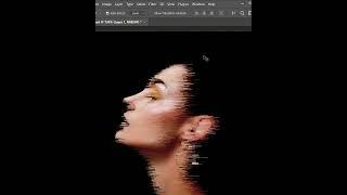 Pixel sorting effect - Short Photoshop Tutorial