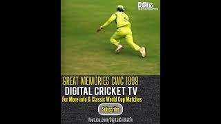 FLASHBACK! Well Done Wasim What a Great Fielding Effort CLASSIC CWC 99 #cricketshorts #shorts