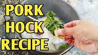 HOW TO COOK PORK HOCK SOUP WITH LEMON GRASS