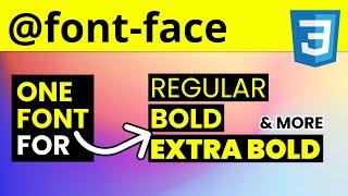 You Are Using Fonts in CSS the WRONG WAY | Single Font Face Can Do it All | Future of Font Face