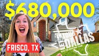 Tour this BEAUTIFUL home under $700k in FRISCO, TX | Dallas, TX Suburbs | living in Frisco, TX