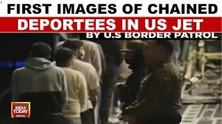 US Deportation News: US Releases Video Of Chained Indian Illegal Immigrants Being Deported