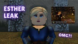 ESTHER SNEAKPEAKS + PREDICTIONS | TVL2 | ROBLOX