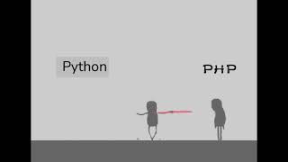 PHP VS PYTHON (meme de programacion)