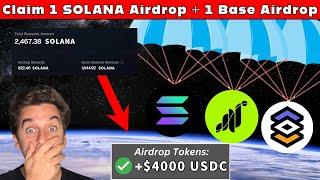 Claim 1 SOLANA Airdrop + 1 BASE Airdrop - DO THIS NOW