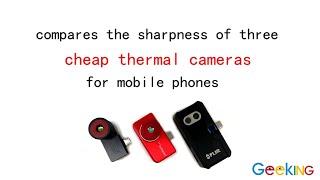 surprising a Chinese—made Smartphone Thermal Camera Vs Flir one Pro and seek compact Pro。