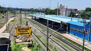 TAMBARAM (TBM) Railway Station -  Chennai, TamilNadu - Indian Railways - Ajith Rail World
