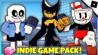 Another Friday Night Funk Game - How to get INDIE GAME PACK BADGE (SANS, CUPHEAD, INK DEMON) ROBLOX