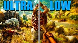 Far Cry Primal ULTRA Vs. LOW Settings 1080p Gameplay