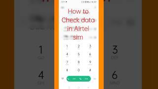 airtel ka data balance kaise check kare 2023