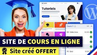 Créer un site Web de formation en ligne en 2H  | Sans Code avec WordPress & Tutor LMS ! (2024)