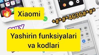 Xiaomi yashirin kodlari va funksiyalari.