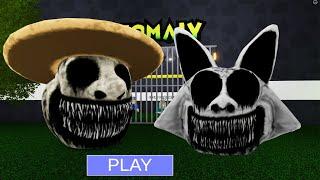 ZOONOMALY BIG HEADS! NEW OBBY ROBLOX UPDATE - MONSTER CAT MORPH vs ZOO KEEPER FULL GAMEPLAY #obby